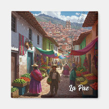 Marknaden i La Paz Bolivia Travel