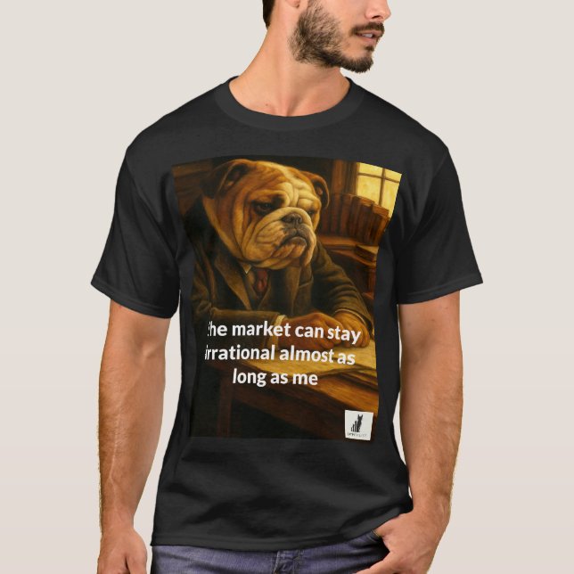 Marknaden kan förbli irrationell t shirt (Framsida)