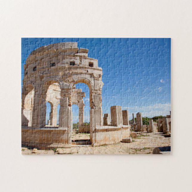 Marknaden, Leptis Magna, Al Khums-distriktet Pussel (Horisontell)