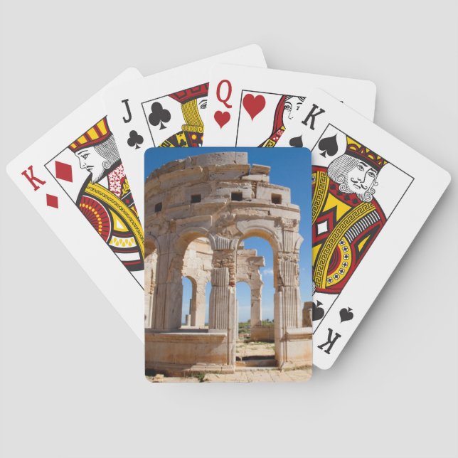 Marknaden, Leptis Magna, Al Khums-distriktet Spel Kort (Baksidan)