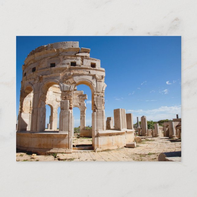 Marknaden, Leptis Magna, Al Khums-distriktet Vykort (Framsida)