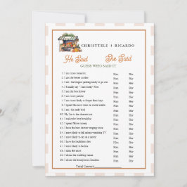 Marknaden sa att hon sa att Möhippa-spelkort Meddelande