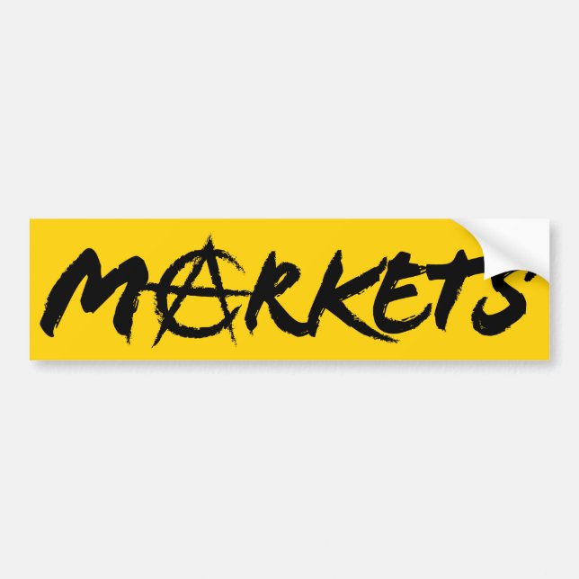 Marknader AnCap-dekal Bildekal (Framsidan)