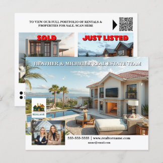 Marknadsannonsering för redigerbar fotologotyp i R Vykort