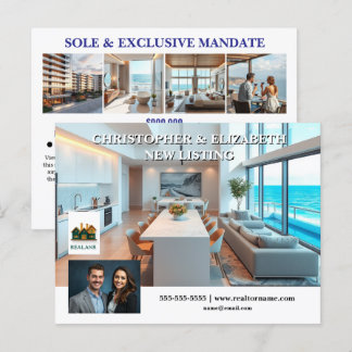 Marknadsannonsering för redigerbar fotologotyp i R Vykort