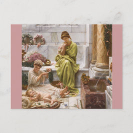 Marknadsblommor på hörnmarknaden vykort