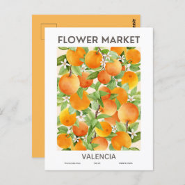 Marknadscentrum för världsmarknaden Valencia-Anpas Vykort