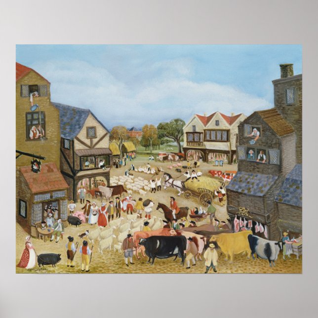 Marknadsdag Poster (Framsidan)