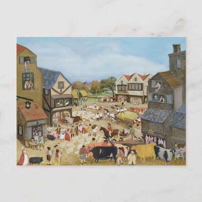 Marknadsdag Vykort (Framsida)