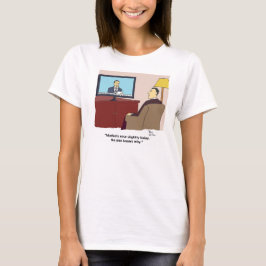 Marknadsför rosa litet i dag.  Inget vet varför T-shirt