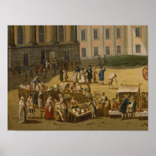 Marknadsföra i förändraen Markt, Potsdam, 1772 Poster