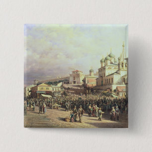 Marknadsföra i Nishny, Novgorod, 1872 Knapp