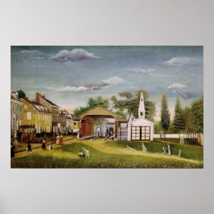 Marknadsföra kvadrerar, Germantown, Pennsylvania Poster