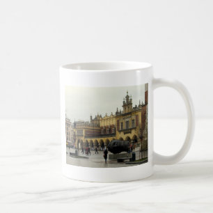 Marknadsföra kvadrerar i Krakow Kaffemugg