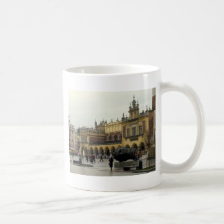 Marknadsföra kvadrerar i Krakow Kaffemugg