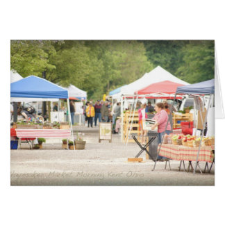 Marknadsföra morgonen hälsningskort