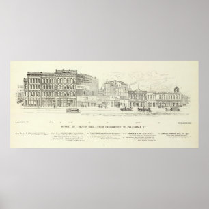 Marknadsföra, Sacramento och Kalifornien norrsida Poster