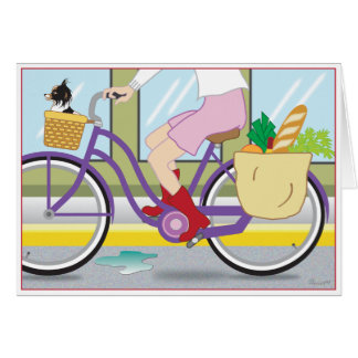 Marknadsföra springan hälsningskort