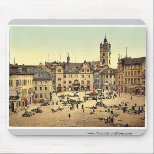 Marknadsföra stället, Darmstadt, Rhinen, tyskland Musmatta