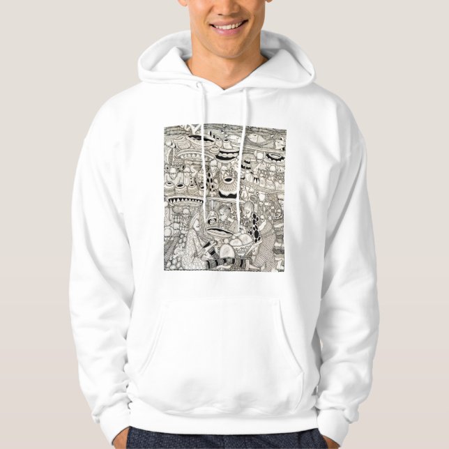 Marknadsföra stället hoodie (Framsida)