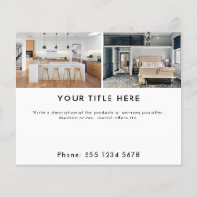 Marknadsföring - 2 fotoutbanderoll och text