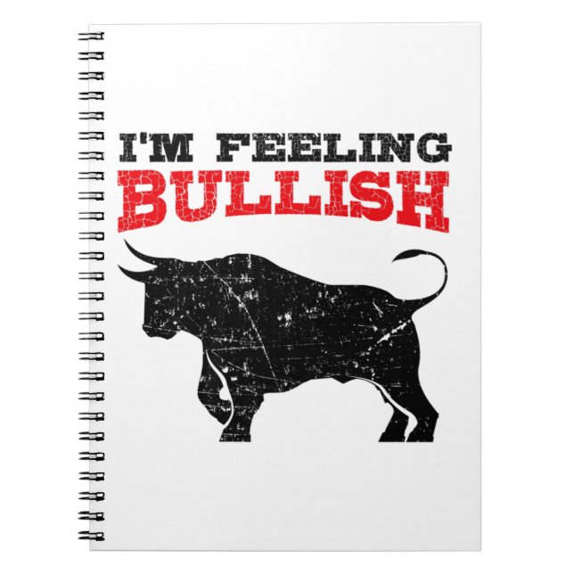 Marknadsföring av Bullish Bull Lagrar Anteckningsbok (Framsidan)