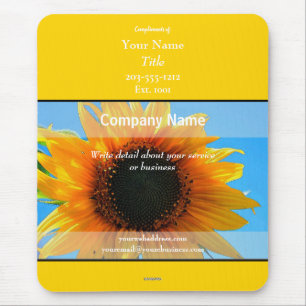 Marknadsföring av Grått med solros - HAMbyWG Musmatta