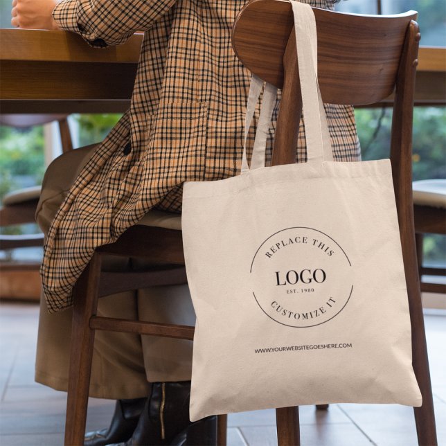 Marknadsföring av logotyp för säljfrämjande Anpass Tygkasse (Skapare uppladdad)