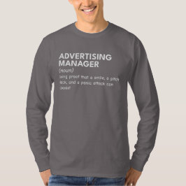 Marknadsföring Brains, Sarkastic Stil T Shirt