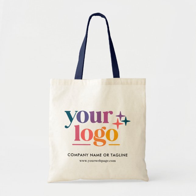 Marknadsföring Business Logotyp Promote Tote Bag Tygkasse (Framsidan)