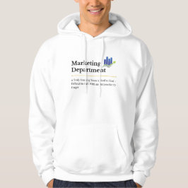 Marknadsföring Department Design Hoodie