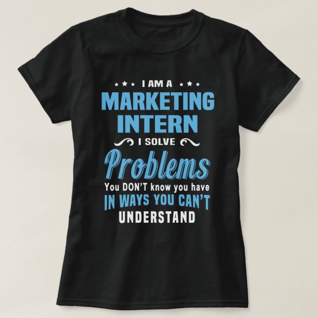 Marknadsföring Intern T Shirt (Design framsida)