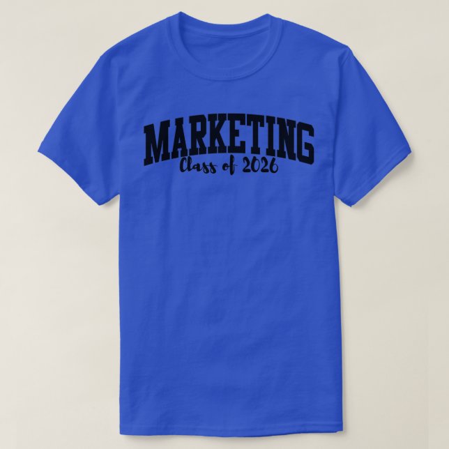 Marknadsföring-klass 2026 t shirt (Design framsida)