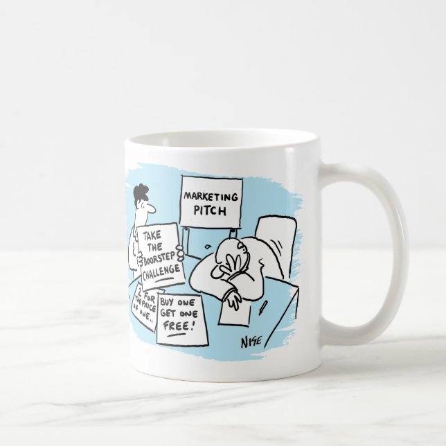 Marknadsföring Manager med Sales Kampanj Ideas Kaffemugg (Höger)