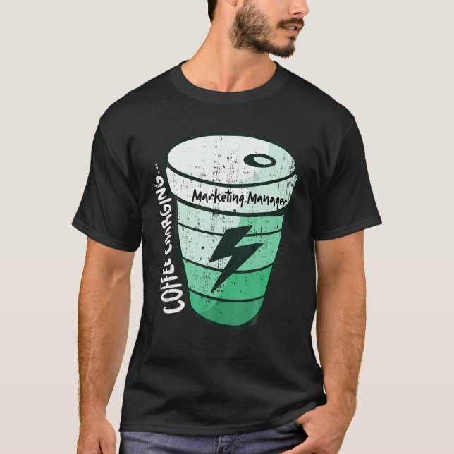 Marknadsföring-Manager T Shirt (Framsida)