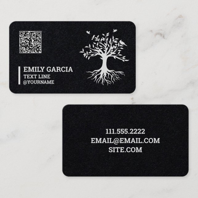 Marknadsföring MLM-Anpassningsbar QR Visitkort (Fram/baksida)