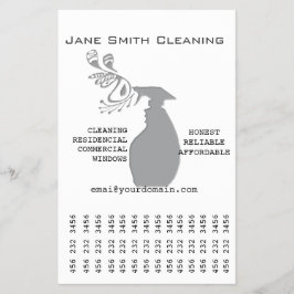 Marknadsföring Tear Trendig Modern Spray Flaska Flygblad