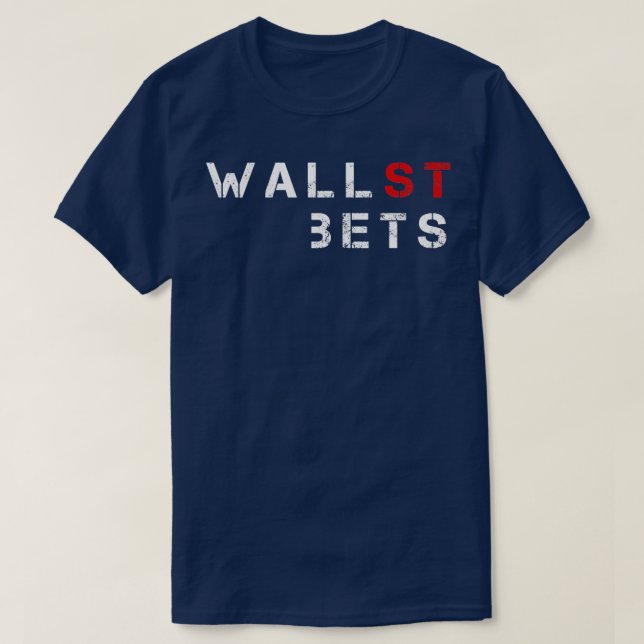 Marknadsföringen på WallBets Subreddit Lagrar 11 T Shirt (Design framsida)