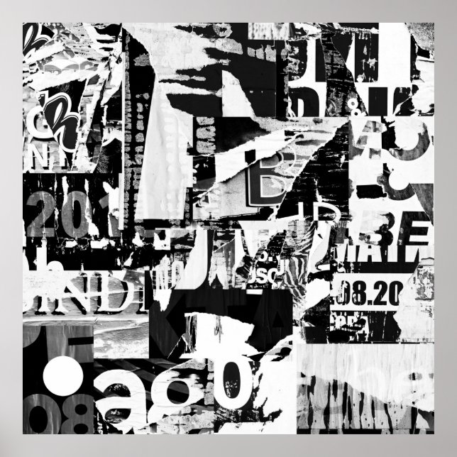 Marknadsföringen poster kollage backgrou (Framsidan)