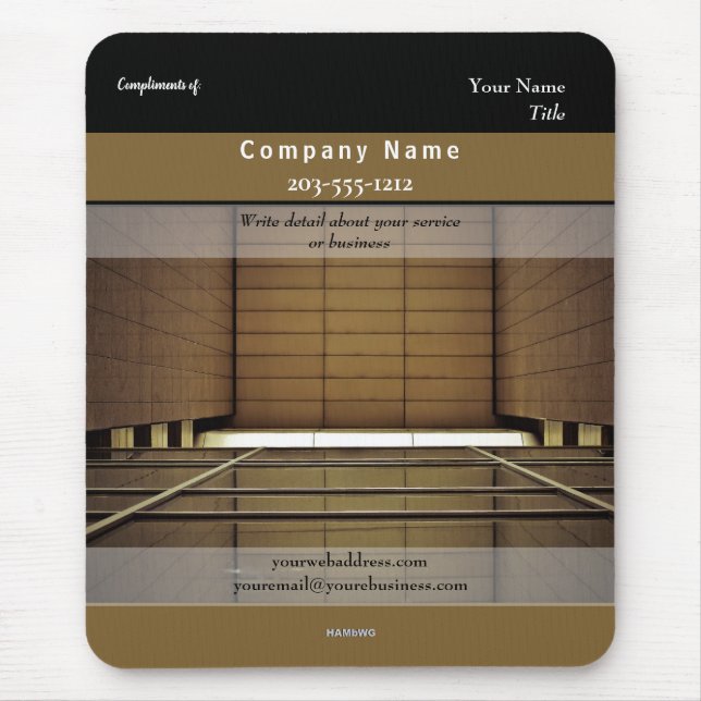 Marknadsföringsarkitektur HAMbyWG Musmatta (Framsidan)