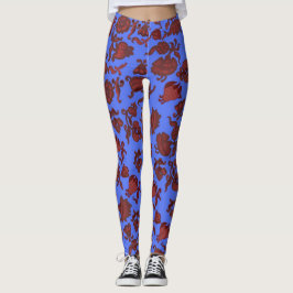 Marknadsföringsblommor Bohemian Chic Blommigt Boho Leggings
