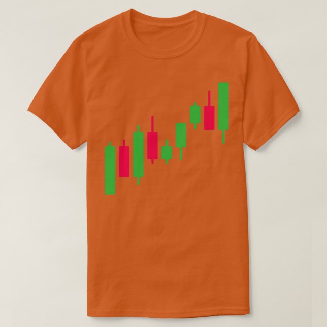 Marknadsföringsdiagram för Forex och Lagrar T Shirt (Design framsida)