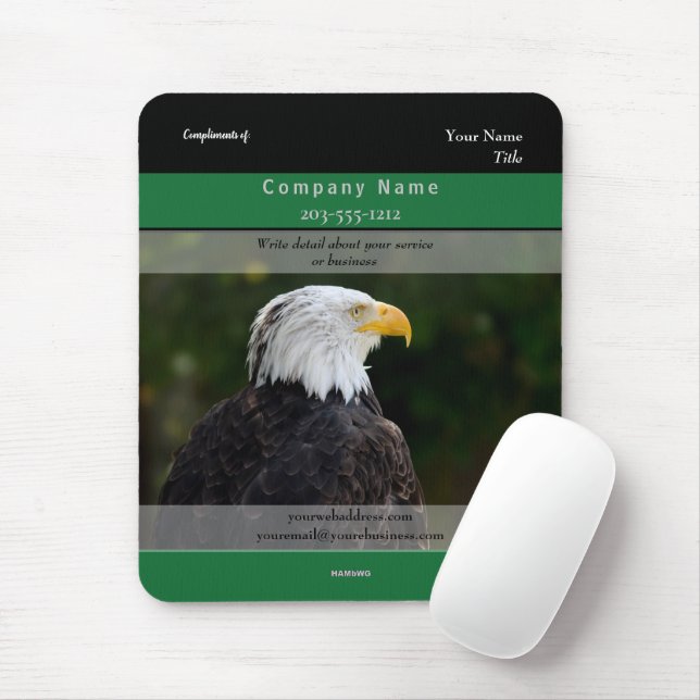 Marknadsföringsfjäril - HAMbyWG Musmatta (Med mus)