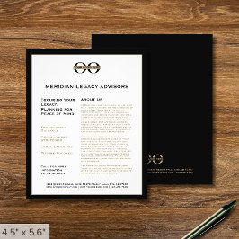 Marknadsföringsflyg med Logotyp av Anpassningsbar Flygblad