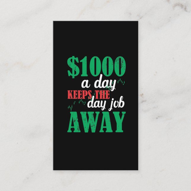 Marknadsföringshandlarens Lagrar för investerare Visitkort (Framsida)