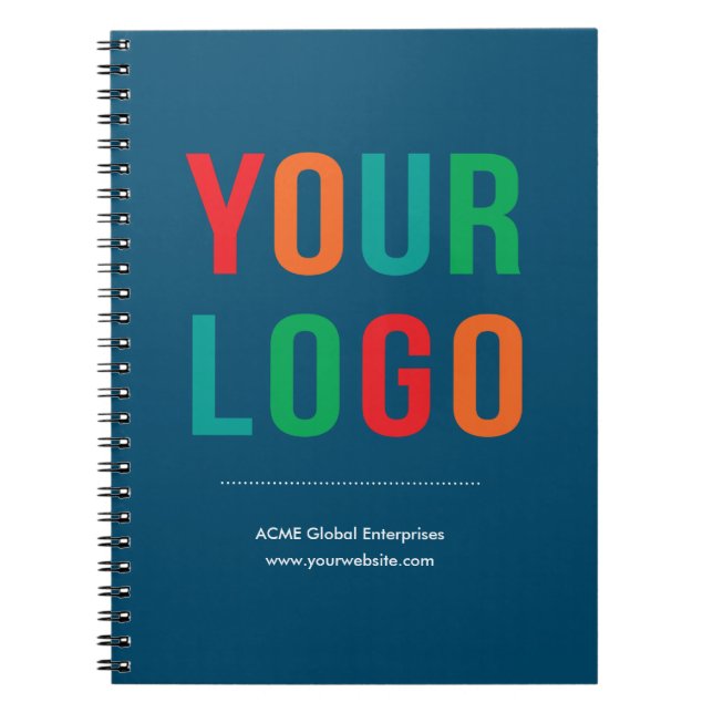 Marknadsföringsposter nr minimum, Logotyp Anteckningsbok (Framsidan)