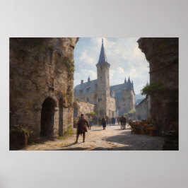 Marknadsgatan Poster