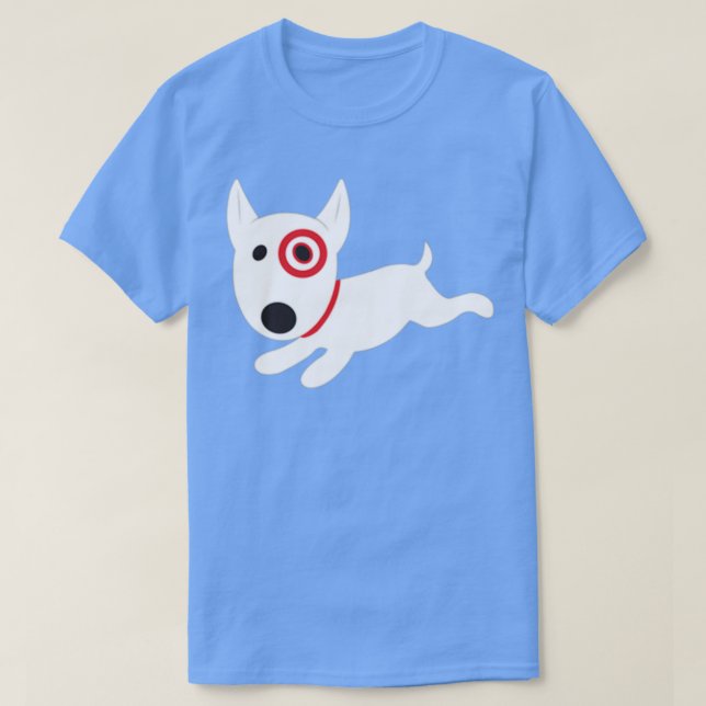 Marknadsgruppmedlemmen Bullseye Hund Funny  T Shirt (Design framsida)