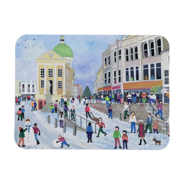 Marknadsjew Street Penzance Magnet (Horisontell)