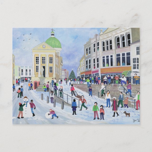 Marknadsjew Street Penzance Vykort (Framsida)